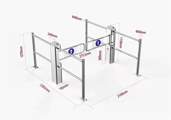 Supermarkt Electric kann nur das Tor betreten und verlassen
